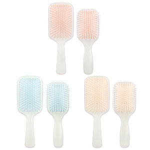 Mermaid Style <b>Wide</b> Blade <b>Comb</b> Large Size Antistatic Hairbrush For Wet And Dry Use Home Massage Cushioning Plastic - Product Image 4