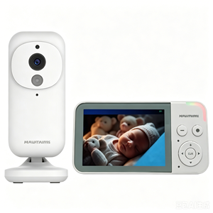 KT-313S กล้องเฝ้าดูเด็กไร้สายรูปกระต่ายสีฟ้าน่ารัก จอแสดงผล IPS ขนาด 3.5 นิ้ว การมองเห็นในเวลากลางคืน เสียงสองทาง ของขวัญที่ดีที่สุดสำหรับทารกแรกเกิด - Product Image 1