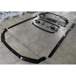 Para <span class=keywords><strong>BMW</strong></span> <span class=keywords><strong>2023</strong></span> 7S G70 a M760 modelo de Guerrero Negro, los sistemas de carrocería incluyen labio delantero difusor trasero tubos de cola faldones laterales alerón - Product Image 1