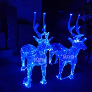 Filet de fibres optiques lumineuses, lumières en maille de fibres optiques LED, vente chaude, éclairage en maille de fibres optiques pour arbre et <span class=keywords><strong>plafond</strong></span> - Product Image 3