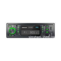 Radio para Camión y Auto de 12V/24V con Bluetooth, Reproductor de MP3 y CD, Puerto USB, Control por Voz y Pantalla de Reloj - 1 Año de Garantía