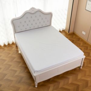 Coprimaterasso Trapuntato Ecologico, Lenzuolo con Angoli Elasticizzati per Culla e Letto, per Adulti, Uso Domestico e Alberghiero - Product Image 2