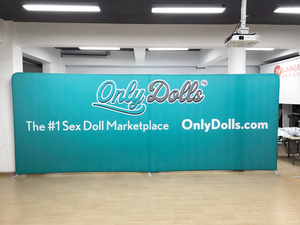 10x8ft vải quảng cáo hiển thị triển lãm vải polyester khung Backdrop căng thẳng vải hiển thị đứng - Product Image 4