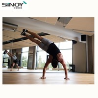 Aangepaste Vinyl Terug Veiligheid Glas Spiegel Voor Grote Muur Gym Dance Meubels Spiegel