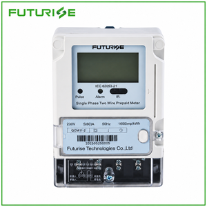 Compteur d'énergie électrique prépayé monophasé avec <span class=keywords><strong>carte</strong></span> IC, système de paiement avancé et module multi-communications RS485/WIFI/GPRS/3G/<span class=keywords><strong>4G</strong></span> - Product Image 1