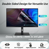 Filtre de confidentialité double face de qualité supérieure, vente en gros d'usine, protection d'écran anti-espion et anti-reflet pour moniteur universel 32 pouces 16:9