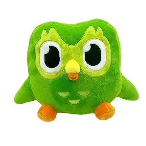 Allogogo dễ thương con cú búp bê plushie của bộ đôi con cú nhồi bông đồ chơi trẻ em thoải mái trang trí nhà sang trọng trẻ em Quà tặng