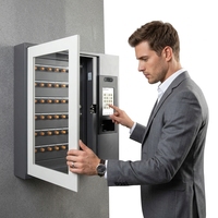 Casier électronique numérique personnalisé en acier, coffre-fort intelligent à serrure automatique, armoire à clés 99+ V-100B
