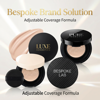 Fond de teint coussin d'air portable taille standard, anti-fuite, poudre compacte, correcteur, miroir, maquillage longue tenue pour retouches rapides