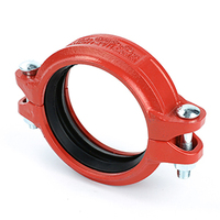 Tuyaux de lutte contre l'incendie FM UL Système de gicleurs d'incendie Système de protection contre l'incendie Raccord de tuyau rainuré en fonte ductile Raccord flexible