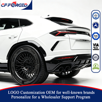 Vente flash - Jantes forgées MV FORGED DM1292 en fibre de carbone noire, concaves profondes, mailles, 22 pouces, 5x130, pour Lamborghini Urus, lot de 4