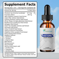 Fournisseur Fabricant – Complément Alimentaire Liquide Oral Keto pour Adultes – Gouttes de Cétones à Base de Plantes pour la Beauté – Favorise une Alimentation Saine et un Apétit Sain – Boisson Digestive