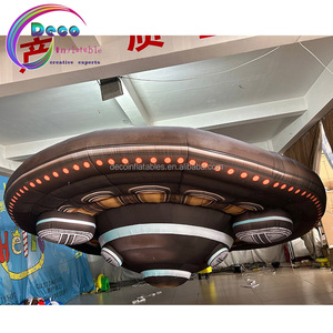 Astronauta gonfiabile gigante personalizzato, nave a razzo, disco UFO astronave aliena - Product Image 2