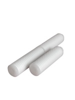 Filtre plissé double plat à extrémités fermées en PP, pliable, 4000 l/h, 60 kW, 220 V, 5,2 kg, pour traitement de l'eau