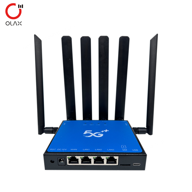 For G5016 5G WiFi6 CPE Router with SIM Card Slot Firewall VPN WEP Support