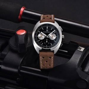 PAGANI DESIGN Men's Watches Luxury Quartz Wrist Watch for Men AR Sapphire Speed Chronograph Retro Dial <b>Clock</b> Reloj Hombre 2023 - Product Image 6