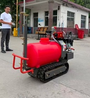 Pulvérisateur agricole télécommandé sur chenilles autopropulsé UCARRY, largeur de travail 45 cm, pour vergers et vignobles