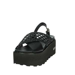 Sandalias de Plataforma con Tiras Negras para Mujer, Diseño Cult - Product Image 6