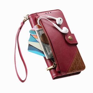 Funda Tipo Cartera con Cierre para <span class=keywords><strong>Moto</strong></span> G05/G15/G75/G86/G06/G57/G67, con Ranuras para Tarjetas - Product Image 1