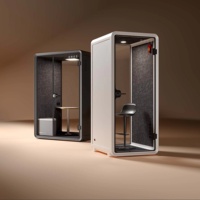 Cabines de bureau professionnelles insonorisées et mobiles, studio d'enregistrement vocal, cabine téléphonique, petite pièce insonorisée