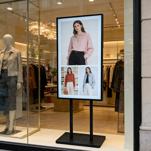 Écran <span class=keywords><strong>LCD</strong></span> de signalisation numérique pour vitrine, haute luminosité 2500 nits, pour usage en magasin, 43'' 50'' 55'' 65'' - Product Image 3