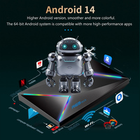 R69 plus 4gb 64gb Tv Box Android 14 Smart TVBox H728 2.4G/5Ghz Wifi HDR 4K 1000M R69 Lecteur Multimédia 8K Décodeur