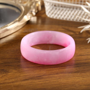 Vintage bohem tarzı geometrik Unisex bileklik moda yuvarlak renkli şeffaf reçine hediye fabrika toptan - Product Image 5