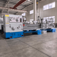 Tour horizontal CNC robuste Yade CW6280*3000, longueur max. 3000 mm, alésage du brocheur 105 mm, largeur de guidage 550 mm, mandrin à 3 mors