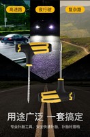 Herramientas de Reparación de Neumáticos, Kits de Reparación de Neumáticos, Kit de Reparación de Neumáticos con Tapón para Reparación de Pinchazos en Autos, Motocicletas y Todoterreno