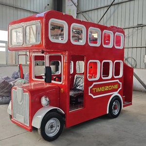 <span class=keywords><strong>Bus</strong></span> touristique à double étage de type London <span class=keywords><strong>Bus</strong></span>, à toit ouvert, alimenté par batterie, avec logo personnalisé, pour les centres de villégiature et les parcs - Product Image 6