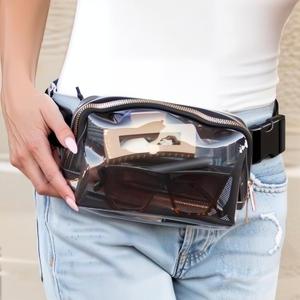 กระเป๋าคาดเอวใสแบบใส่ของได้เยอะ 1 ลิตร สำหรับผู้หญิงและผู้ชาย วัสดุ TPU PVC สำหรับวิ่ง ออกกำลังกาย หรือใช้ในสนามกีฬา - Product Image 2