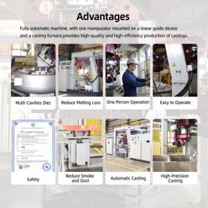 Mesin pemoles perangkat keras CNC industri efisiensi tinggi Multi-Axis sistem pemoles otomatis mesin pengecoran logam kolektor debu - Product Image 4