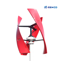 800w 1kw 2kw 5kW 12V 24V 48V éolienne petite turbine éolienne à axe vertical