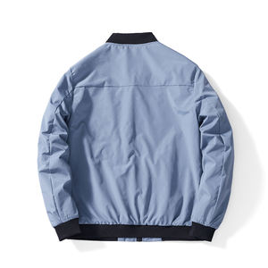 2020 Offre Spéciale Homme 100% Polyester Coupe-Vent Blouson Col Baseball Manteau Imperméable <span class=keywords><strong>Gras</strong></span> Grande Taille Veste de Printemps - Product Image 6