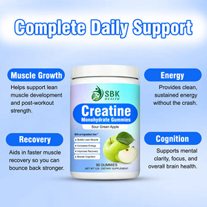 Good Quality Pre Workout Energy Boosting <b>Creatine</b> <b>Monohydrate</b> Gummy Muscle Growth Supplement Sugar Free <b>Creatine</b> Gummies - Product Image 4