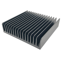 Dissipateur thermique en aluminium sur mesure économique 160(L)*40(H)*160(P)mm Profilé de dissipateur thermique extrudé standard SK085