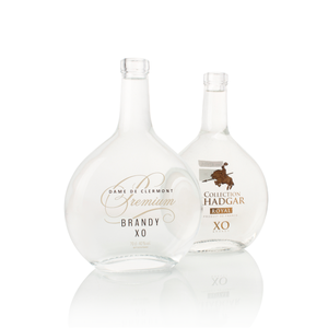 Bouteille à liqueur en verre Changyou, style français personnalisé, impression d'écran/autocollant/couleur par pulvérisation, bouchon à vis, ISO9001 - Product Image 3