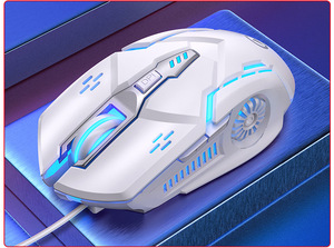 Mouse RGB con Cable para Esports, Diseño Ergonómico para Diestros, 6 Botones, Interruptores Mecánicos Silenciosos, Molde Privado Personalizado - Product Image 4