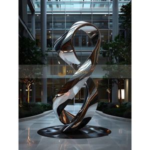 ANW8801 Escultura Decorativa Art Deco de Acero Inoxidable 304, Proyecto de Ingeniería Artística de Precisión - Product Image 4