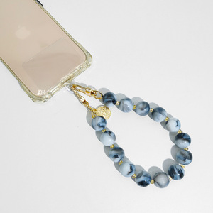 Atacado 31cm Substituível Acrílico Rodada Bead Bags Strip Trendy Colorido Phone Case Pendurado Cadeia - Product Image 3