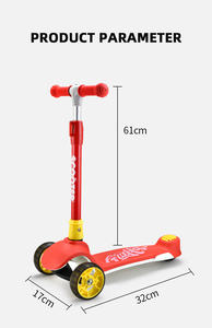 <span class=keywords><strong>Micro</strong></span> Scooter à trois <span class=keywords><strong>roues</strong></span> pour enfants <span class=keywords><strong>Micro</strong></span> Scooter à pédales pour enfants à grandes <span class=keywords><strong>roues</strong></span> avec étincelle - Product Image 3