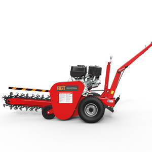 เครื่องขุดร่องดินแบบมือถือ เครื่องขุดร่องดินขนาดเล็ก ใบมีดคาร์ไบด์อัลลอยด์ เครื่องขุดร่องดินแบบโซ่ - Product Image 3