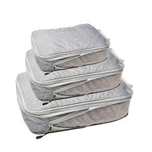 Ensemble de sacs de voyage imperméables de grande taille et tendance, avec fermeture éclair, cubes de rangement multi-usages pour organiser les vêtements, les valises, les bagages - Product Image 3