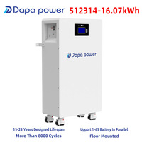Système de stockage de batteries solaires BESS de niveau 1, 51,2 V, 314 Ah, 16,07 kWh, vente en gros OEM/ODM, pack de batteries LiFePO4