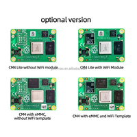 Raspberry Pi CM4102016 CM4 2G + 16G Mini PC con WiFi, Módulo de Computación de Cuatro Núcleos, 2GB de RAM, 16GB eMMC, Placa de Desarrollo