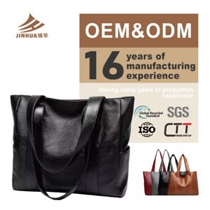 La migliore offerta <span class=keywords><strong>Online</strong></span> borsa a tracolla singola Casual da donna classica di grande capacità con logo personalizzato in pelle sintetica Tote Bag - Product Image 1