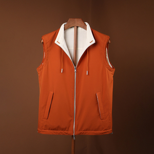 Gilet élégant décontracté d'automne avec <span class=keywords><strong>laine</strong></span> résistante au rétrécissement et fermeture à glissière YKK pour les voyages et les aventures <span class=keywords><strong>en</strong></span> plein air - Product Image 1