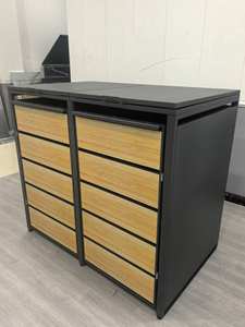 صندوق لـ 2 سلة عجلات مع لتر لكل منهما ، لون أنثراسايت وحبيبات الخشب في ملاهي بن عجلات - Product Image 6