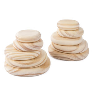 Pierres empilables <span class=keywords><strong>en</strong></span> <span class=keywords><strong>bois</strong></span> de bricolage inspirées des arcs-<span class=keywords><strong>en</strong></span>-<span class=keywords><strong>ciel</strong></span> Jouet de reconnaissance des couleurs pour l'éducation précoce des enfants de 5 à 7 ans - Product Image 6