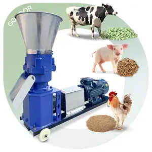 Palet Animal 260 Model Rabbit Pellets Maker Pill Make Used Cattle Feed Mill 180 Pellet Machine for Ghana